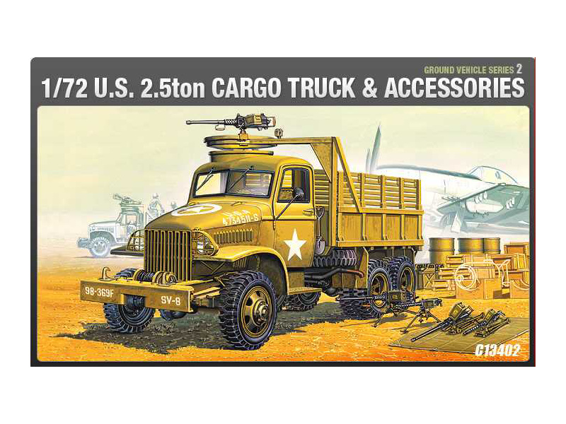 Academy US Cargotruck s príslušenstvom (1:72)