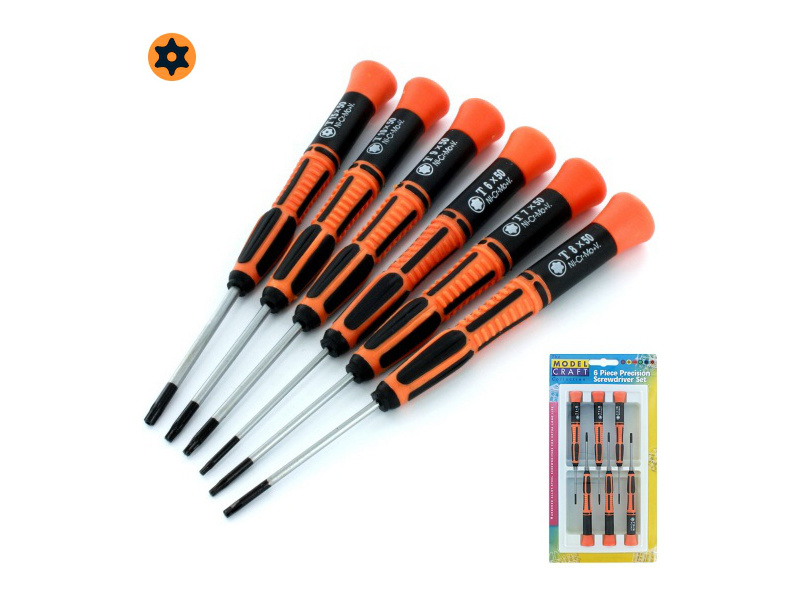 Shesto Modelcraft Torx šroubováky (sada 6ks)