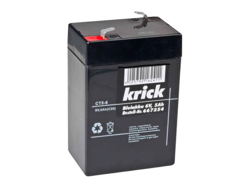 Krick Modelltechnik Krick olověný akumulátor 6V 5Ah