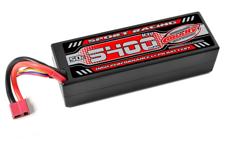 Team Corally Sport Racing 50C - 5400mAh - 3S - 11,1V - T-DYN - Hardcase