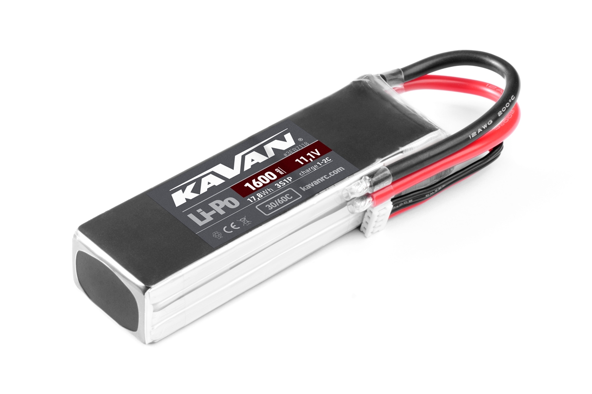 RC akumulátor KAVAN Li-Po 1600mAh/11,1V 30/60C Air pack