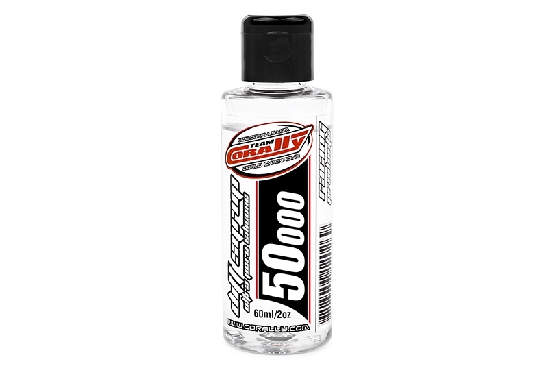 TEAM CORALLY - silikónový olej do diferenciálov 50.000 CPS (60ml/2oz)