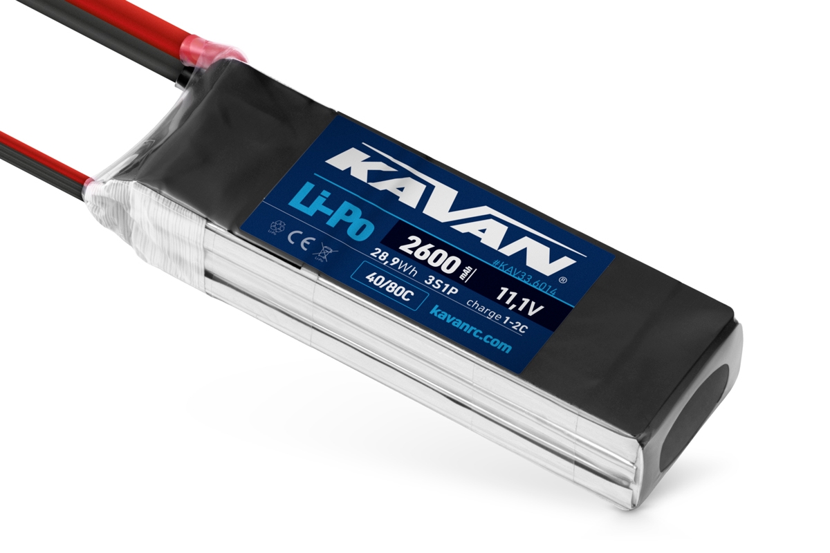 Akumulátor KAVAN Li-Po 2600mAh/11,1V 40/80C 28,9Wh