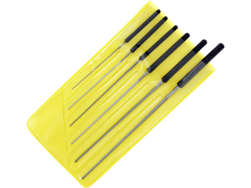 Shesto Modelcraft precizní čtyřhranný výstružník 0.6-2.0mm (sada 6ks)