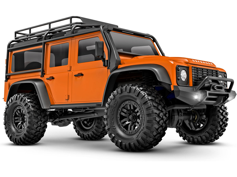 RC Crawler Traxxas TRX-4M Land Rover Defender 1:18 RTR červený Farba: Oranžová