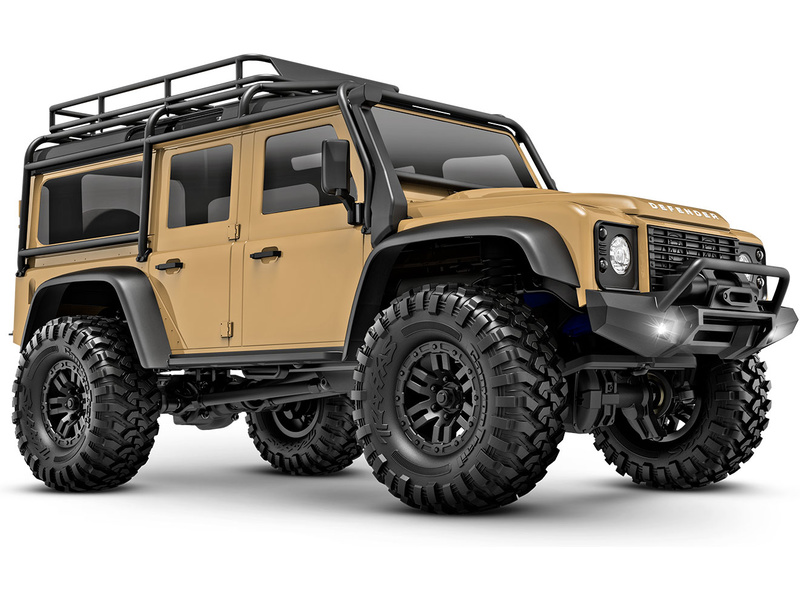 RC Crawler Traxxas TRX-4M Land Rover Defender 1:18 RTR červený Farba: Piesková