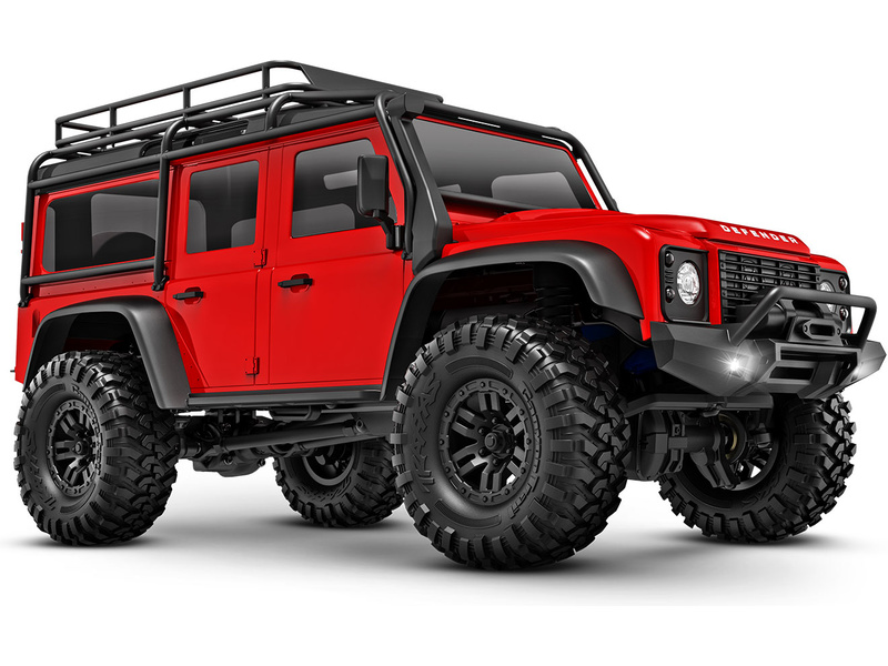 RC Crawler Traxxas TRX-4M Land Rover Defender 1:18 RTR červený Farba: Červená