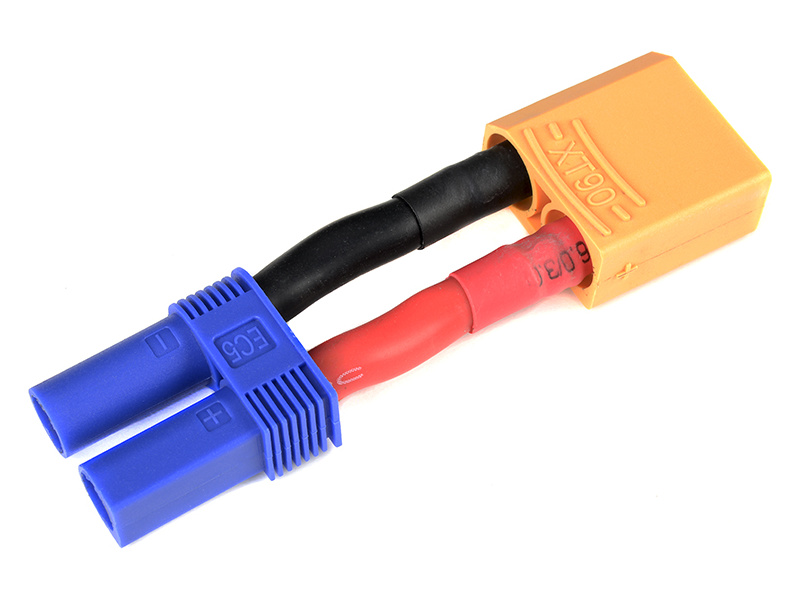 Revtec Konverzní kabel EC5 baterie - XT-90 přístroj 10AWG
