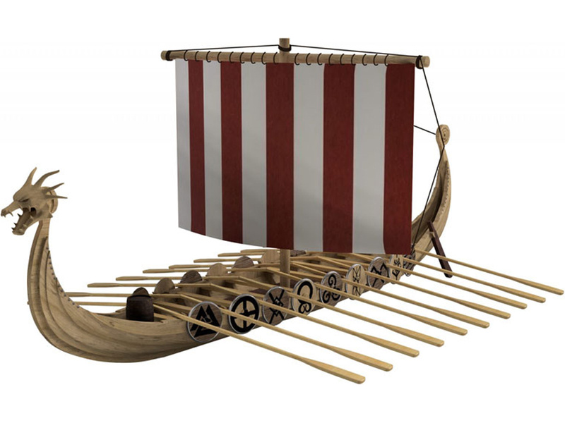 Turkmodel Türkmodel vikingská loď 1:87 kit