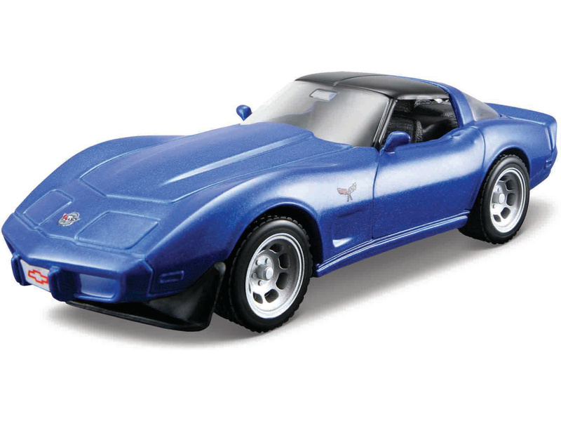 Maisto Chevrolet Corvette 1978 1:39 modrá metalíza