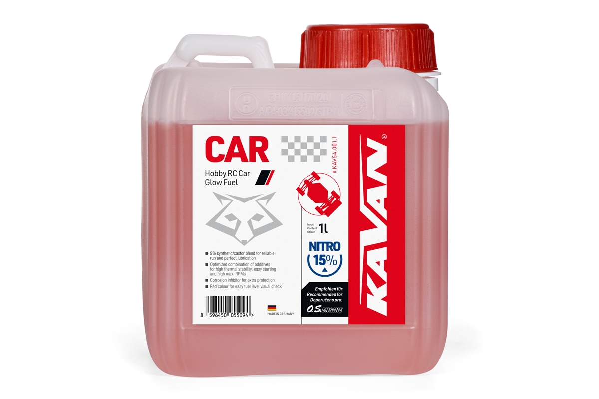 Palivo pre RC modely Kavan Car 15% nitro 1l