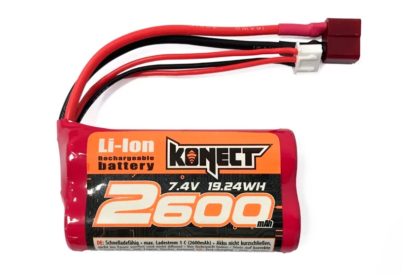 Náhradná batéria Li-Ion sada 7.4V 2600mAh 15C
