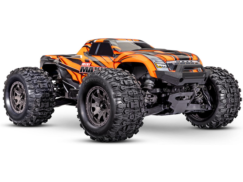 RC buggy Traxxas Mini Maxx 1:12 BL-2s RTR Farba: Oranžová