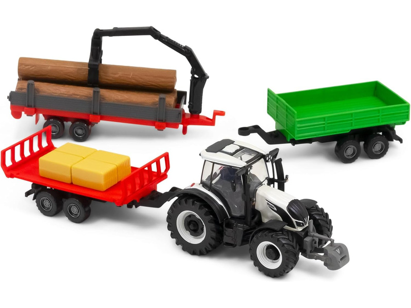 Bburago Valtra N174 s doplňky (dárkové balení)
