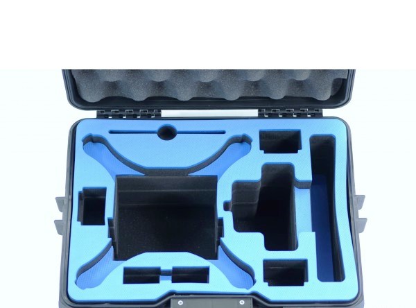 GoGORIL CASE MODRÁ výstelka DJI PHANTOM 4 PRO CASE G36
