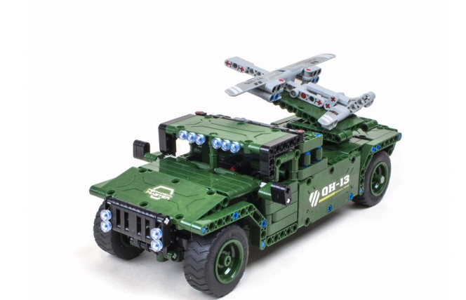 XciteRC Modellbau GmbH & Co. KG STAVEBNICA RC VOJENSKÝ TRANSPORTÉR TEKNOTOYS ACTIVE BRICKS