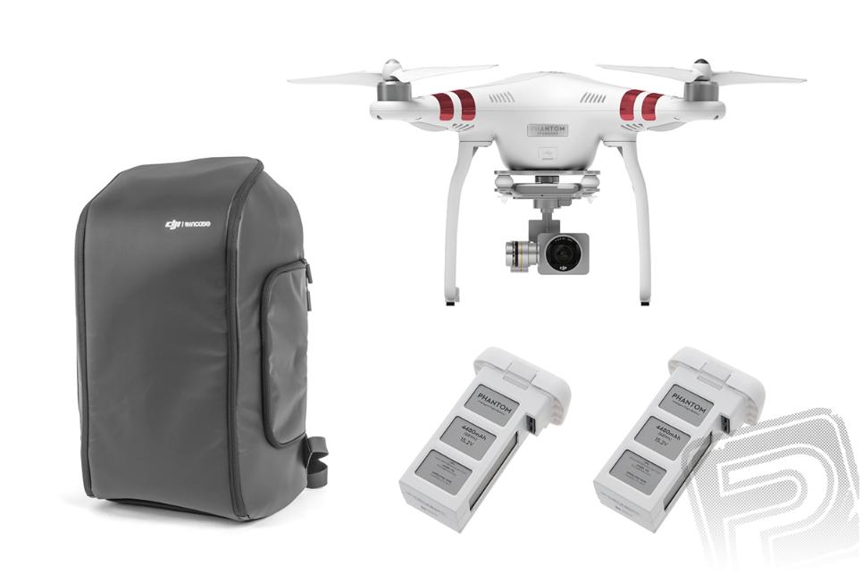 DJI - Phantom 3 Standard + 2 baterie navíc + Incase DJI Phantom Pro Pack