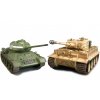 Súbojové infra tanky Tiger a  T34 v mierke 1:16