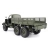Vojenský transportný vozík 1:16, 6x6, 2,4 GHz, RTR - zelený