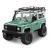 d90 rock crawler defender 1 4wd 2 4 ghz led 100 rtr zelena