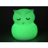 LED Sovička, Silikónová- nočná lampa s diaľkovým ovládaním
