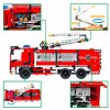 Mechanical Master Hasičské auto 2v1 stavebnica, 2 funkčné striekačky, možnosť upgradu na RC auto