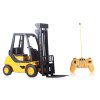 hongkong double eaglewireless remote control electric engineering vehicle backhoe excavating machinery forklift toy