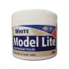 Model Lite White svetlý tmel na drevo biely 240ml