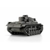 TORRO tank PRO 1/16 RC PzKpfw III provedení L šedá kamufláž - infra IR