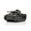 TORRO tank PRO 1/16 RC PzKpfw III provedení L šedá kamufláž - infra IR
