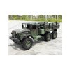 WPL RC vojenský truck M35 1:16 6x6 maskáčový RTR sada