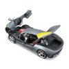 Bburago Ferrari Monza SP1 1:18 strieborná metalíza