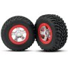 29 7073A SCT red beadlock wheels tires