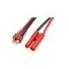 Konverzní kabel Deans přístroj - 4.0mm zlacený 14AWG