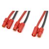 Kabel Y paralelní 3.5mm zlacený 14AWG 12cm