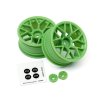 Disky 26mm zelené (6 mm offset, 2 ks)