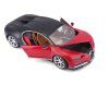 Kovový model Bburago Plus Bugatti Chiron 1:18 modrá