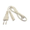Napájecí kabel 230V 2pinový 1m bílý