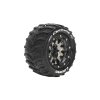 MT-CYCLONE SOFT 1/10 1/2 offset 12mm hex Black Chrome Bead-Lock Rims, 2 ks