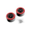 1.9 Aluminum CNC F-RG Beadlock, 2ks Červené