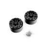 2.2 Aluminum CNC 12 Spoke Beadlock Wheel 2ks, Černé