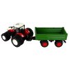 RC traktor s prívesom 1:24 červená zelená