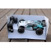 RC AUTO TRUGGY RAYLINE PRE DETI 1:18 MODROČIERNÁ