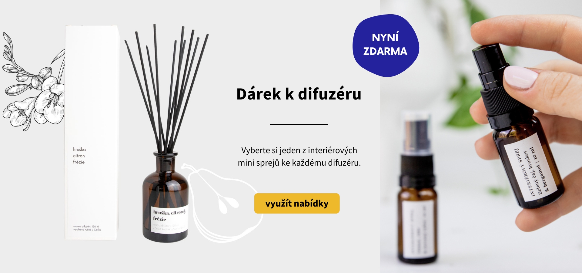 difuzéry vůně bydlení dekorace domov dárek
