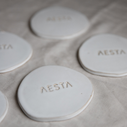 Keramický podtácek pod svíčku - II. jakost