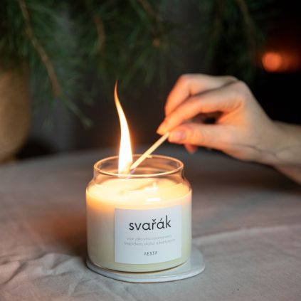 Sójová svíčka Svařák dvouknotý
