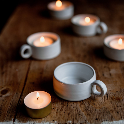 Keramický kalíšek na čajovou svíčku