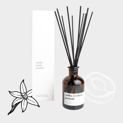 Aroma difuzér Vanilka, švestka & patchouli