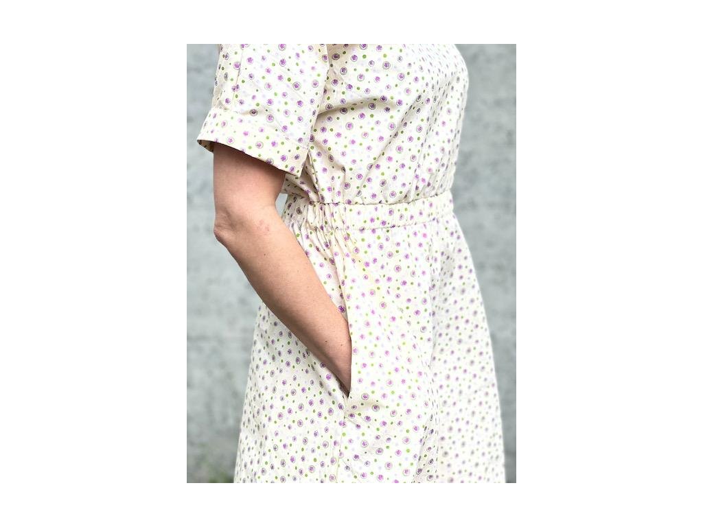 10968 5 saty artline vintage pastelove zluty puntik