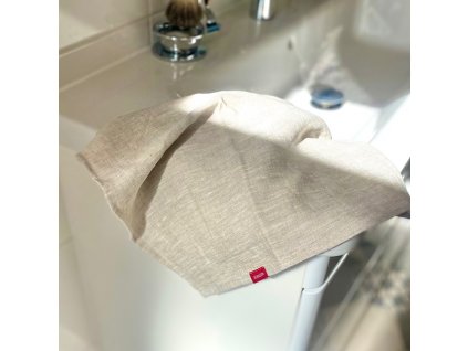 Lněný ručník / osuška - Oatmeal